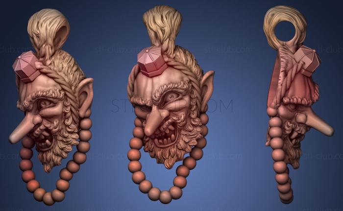 3D model Tengu Pendant (STL)